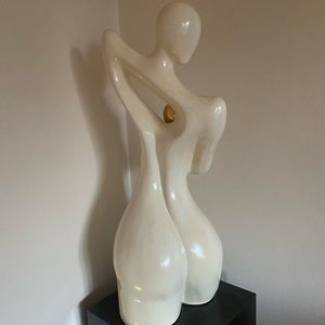 Porcelain Statue Art Piece